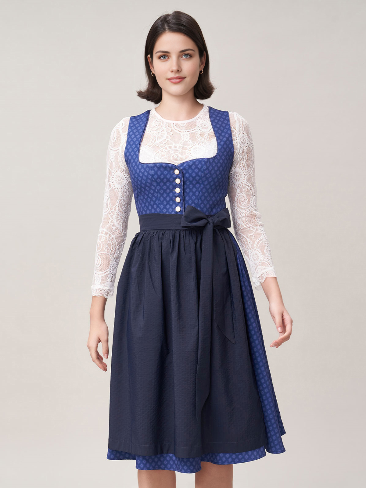 Ehreer Dirndl in Blau
