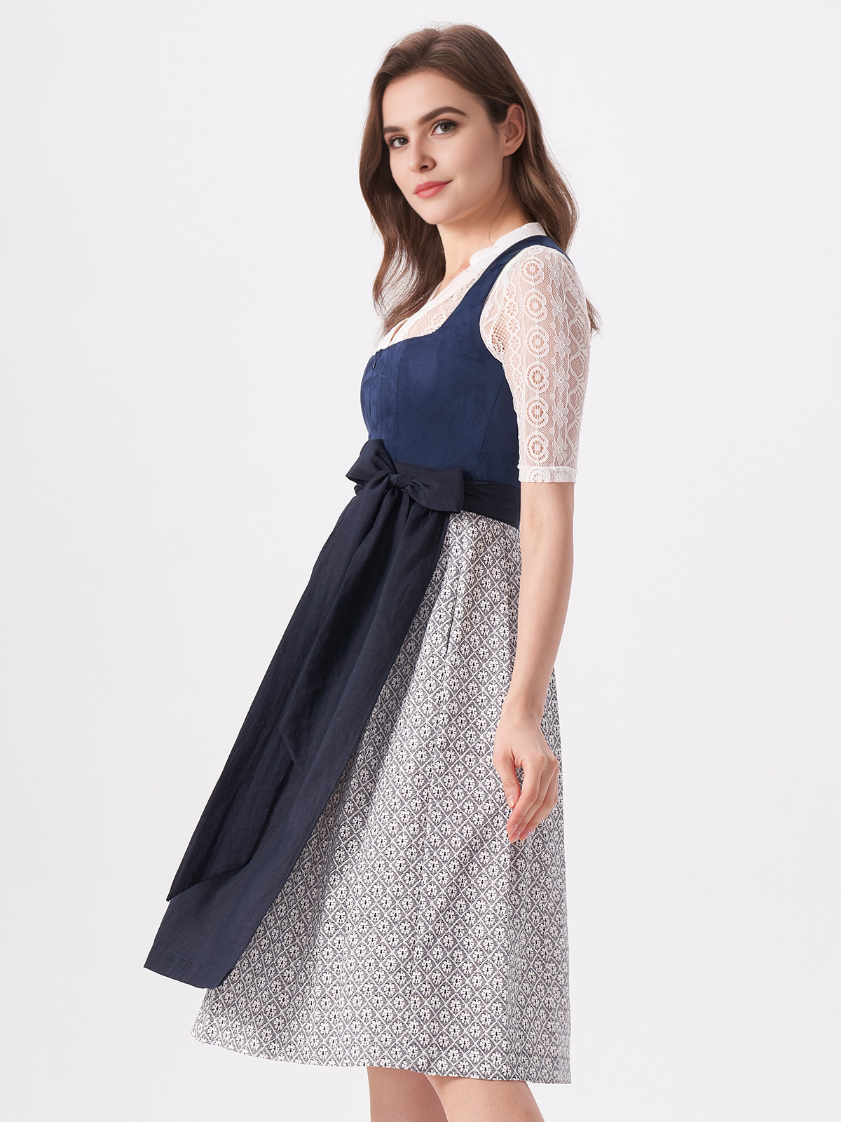 Dirndl 70 cm in Blau